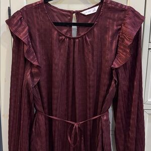 Nine West red sparkle dress